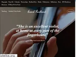 Sites similar to carolrodland.com