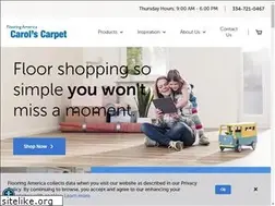 Sites similar to carolscarpet.com