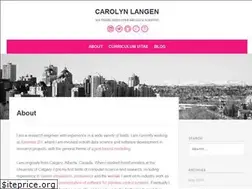 Sites similar to carolynlangen.com