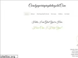 Sites similar to carolynperrinpropheticgold.com