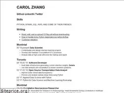 Sites similar to carolyz.github.io