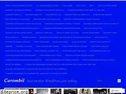Sites similar to carombil.wordpress.com