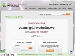 Sites similar to caros-gdi-website.ws