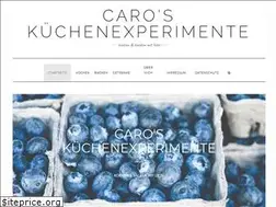 Sites similar to caros-kuechenexperimente.de
