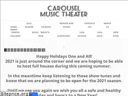 Sites similar to carouselmusictheater.org