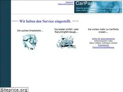 Sites similar to carparts.de