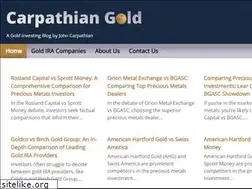 Sites similar to carpathiangold.com