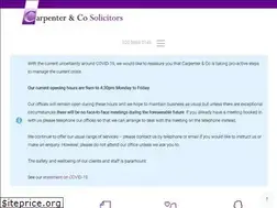 Sites similar to carpenterssolicitors.co.uk