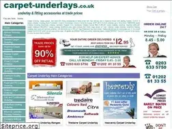 Sites similar to carpet-underlays.co.uk