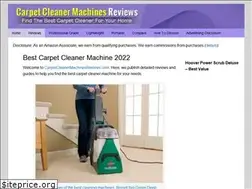 Sites similar to carpetcleanermachinesreviews.com