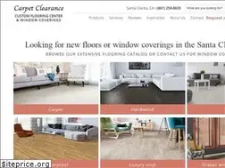 Sites similar to carpetclearance.net