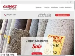 Sites similar to carpetdepotsnellville.com