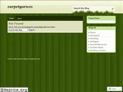 Sites similar to carpetguru10.wordpress.com