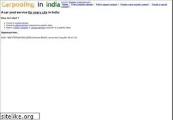 Sites similar to carpooling.in
