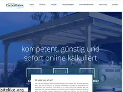 Sites similar to carportfabrik.de