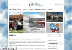 Sites similar to carriagehope.org