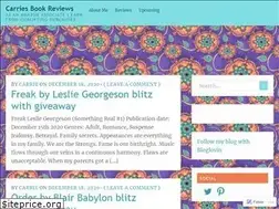 Sites similar to carriesbookreviews.com