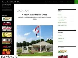 Sites similar to carrollcosheriff.com