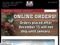 Sites similar to carrollssausageandmeats.com