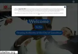 Sites similar to carrolltonhousingauthority.com
