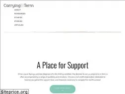 Sites similar to carryingtoterm.org