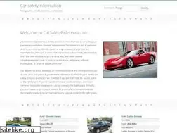 Sites similar to carsafetyreference.com