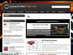 Sites similar to carsandcoffeefinder.com