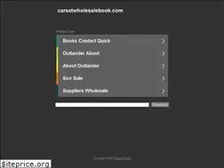 Sites similar to carsatwholesalebook.com