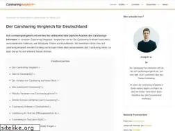 Sites similar to carsharingvergleich.net