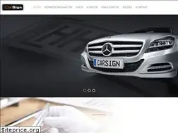 Sites similar to carsign.de