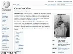 Sites similar to carson-mccullers.com