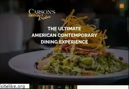 Sites similar to carsonsamericanbistro.com