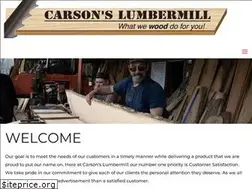 Sites similar to carsonslumbermill.com