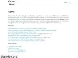 Sites similar to carsonward.com