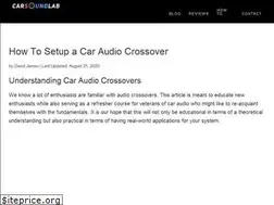 Sites similar to carsoundlab.com