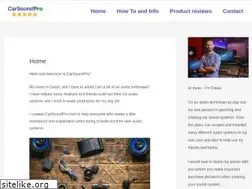 Sites similar to carsoundpro.com