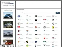 Sites similar to carspecsguru.com