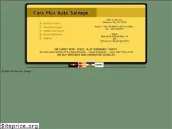 Sites similar to carsplusautosalvage.com