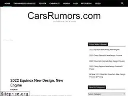 Sites similar to carsrumors.com