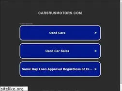 Sites similar to carsrusmotors.com
