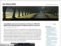 Sites similar to carstereowiki.com
