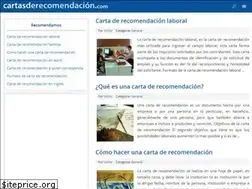 Sites similar to cartasderecomendacion.com