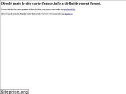 Sites similar to carte-france.info