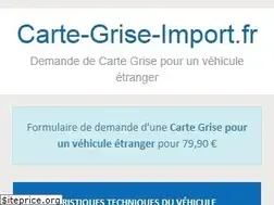 Sites similar to carte-grise-import.fr