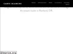 Sites similar to carteblanchefoodcart.com