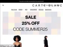 Sites similar to carteblancheshop.com