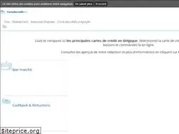 Sites similar to cartedecredit.be