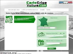 Sites similar to cartegrisevoiture.com