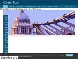 Sites similar to carter-ruck.com
