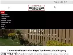 Sites similar to cartersvillefence.com